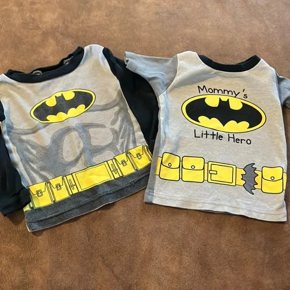 Batman Themed Toddler Pajama‎ Tops