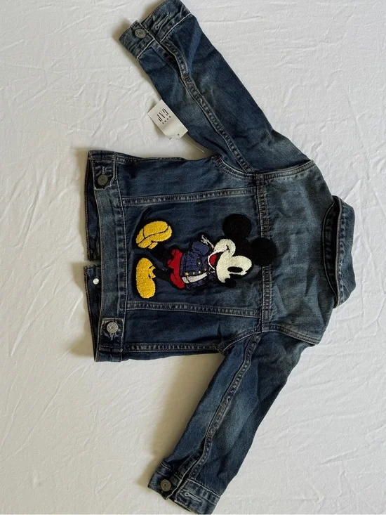 NWT Baby Gap x Disney Denim Jacket, size 2 year toddler