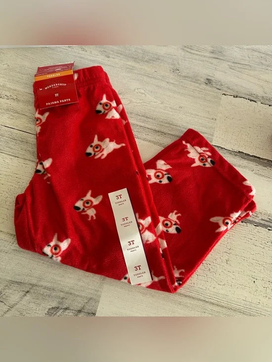 Target Bullseye Wondershop Pajama Pants Size 3T NEW