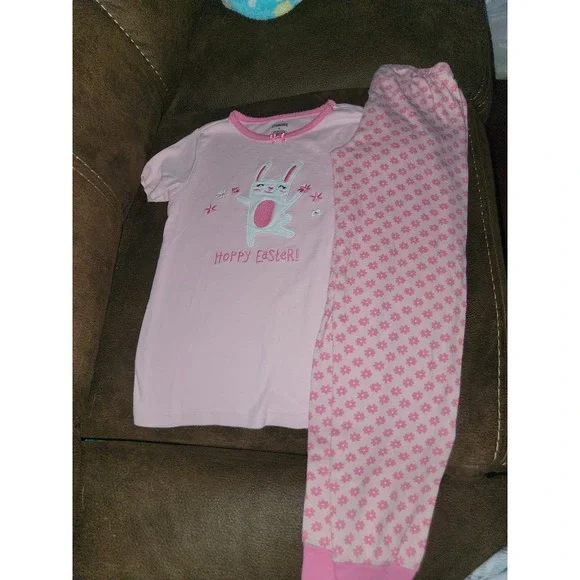 Gymboree hoppy Easter‎ bunny pajamas gymmies size 8