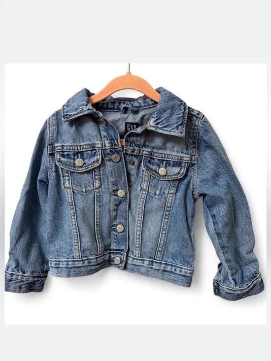 GAP Kids Light Blue Denim Trucker Jacket
