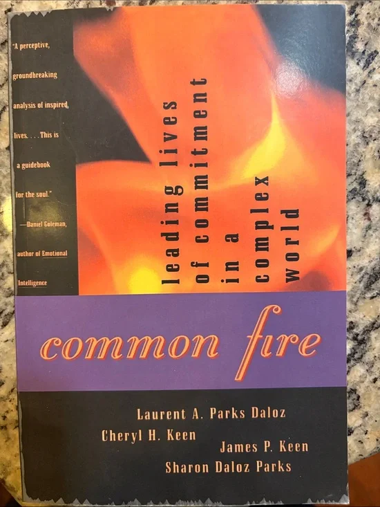 Common Fire paperback book - orange, purple, black cover