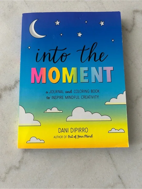 Into The Moment Journal & Coloring Book - Multicolor Cover