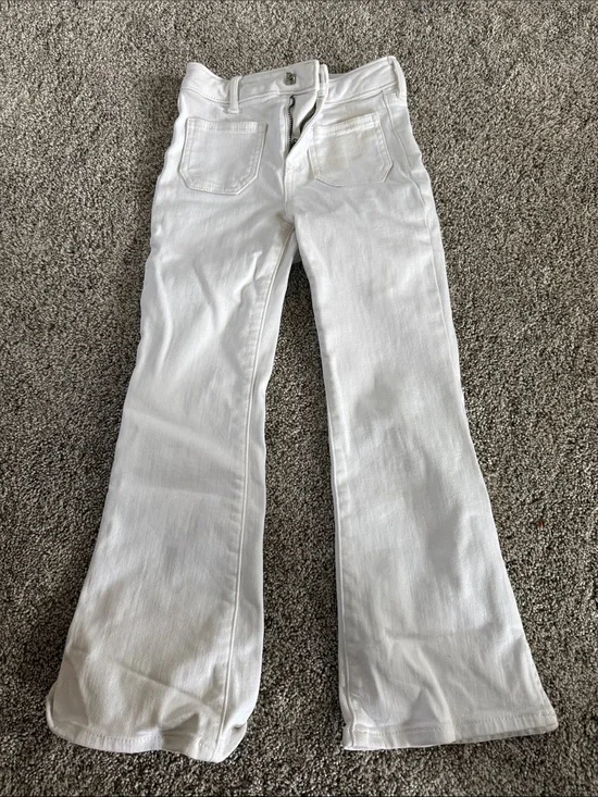 GAP White Kids Flared Jeans