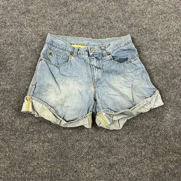 Gap Denim Shorts Kids Size 14 Light Wash Rolled Cuff Casual Cotton Jean Shorts