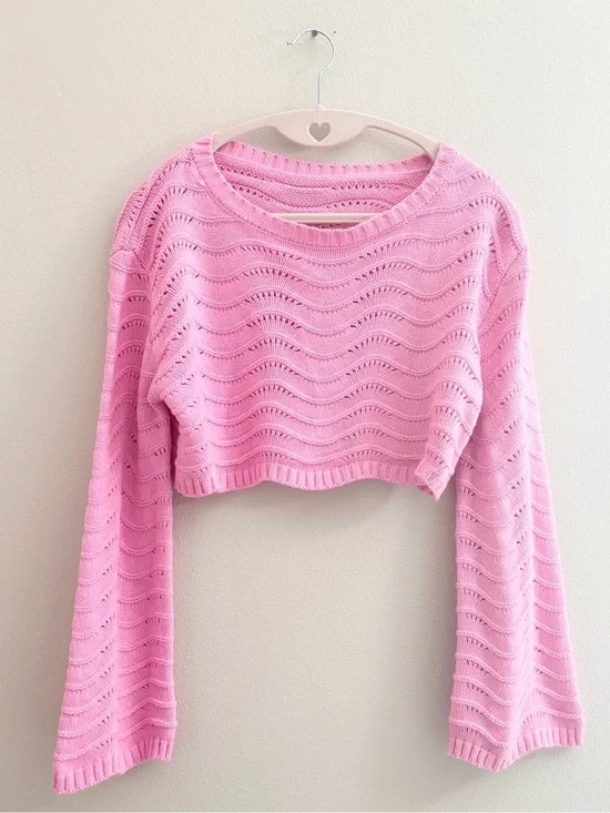 5/$15 🩷 SHEIN Bright Pink Knit Sweater