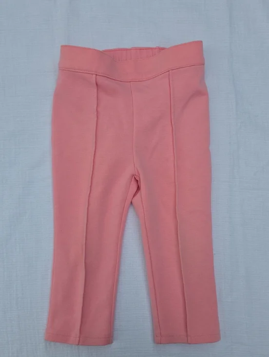 GAP Kids Coral Pink Seam-Front Ponte Leggings (24 Mo)