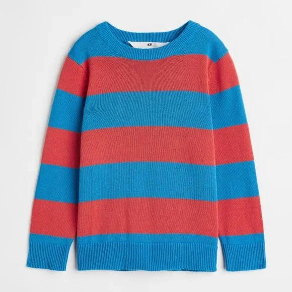 H&M Jacquard-knit Cotton Sweater / NWT / 2T