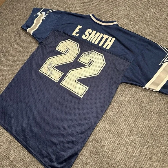 Vintage Dallas Cowboys Emmitt‎ Smith #22 Jersey Youth XL Logo Athletic