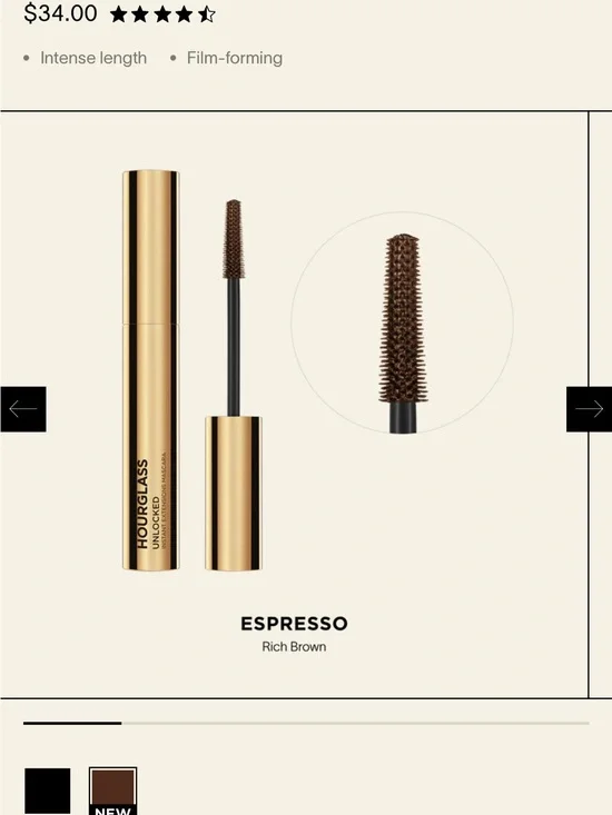 Hourglass Unlocked Mascara — Espresso Rich Brown