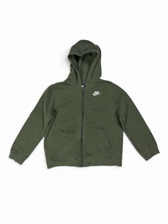 Nike Kids' Green Full-Zip Hoodie