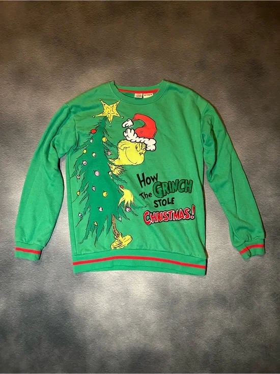 The Grinch Green Kids' Holiday Sweater