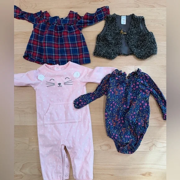 6 month winter bundle! - Blue and Pink