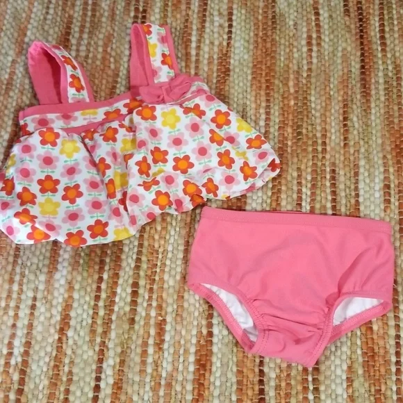 Carters 6 9 month baby girls swimsuit‎ bikini