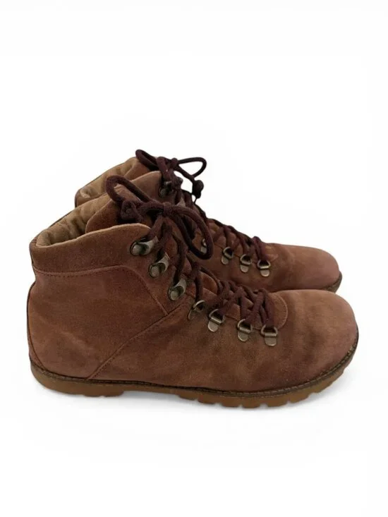 Birkenstock Jackson Brown Nubuck Leather Hiking Boots EU Sz 41 Wide US 10-10.5