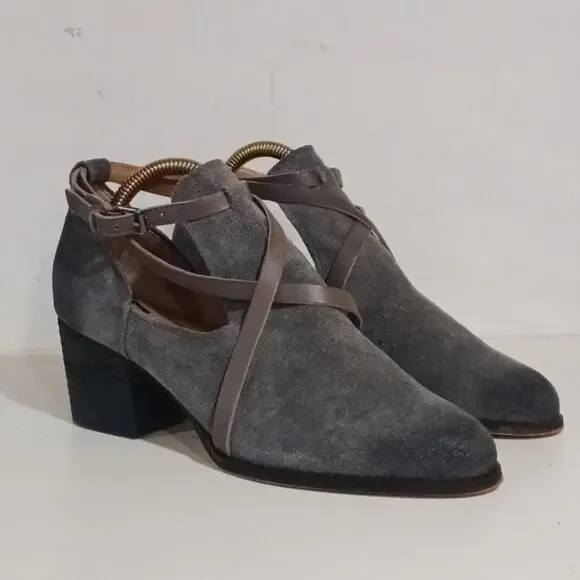Corso Como Hanna Suede Bootie burnished gray sz 7.5