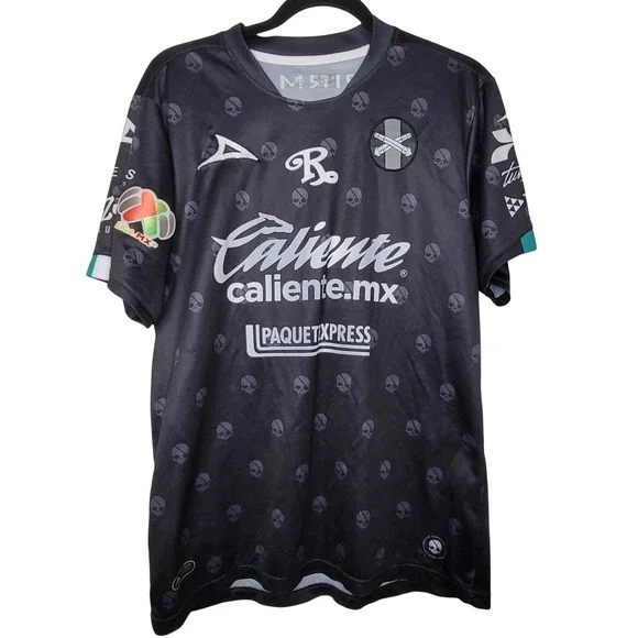Pirma Mazatlan FC Black Third Soccer Jersey 21/22 Boy's Size XL