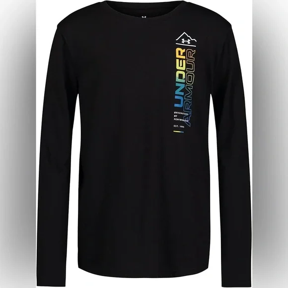 Under Armor Gradiest Banner Long Sleeve Boys Size Large