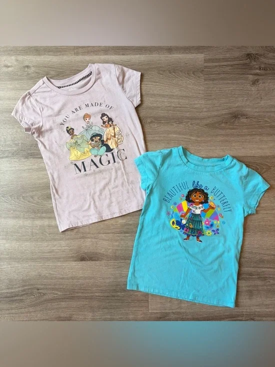 Disney little girls princess/Encanto short sleeve tees