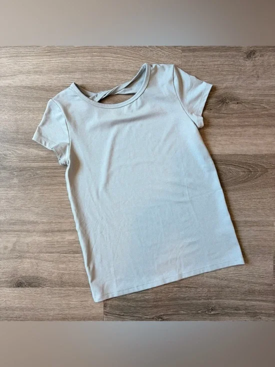 All In Motion little girls blue athletic tee