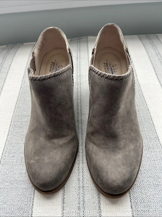 Life Stride Taupe  Ankle Booties - Slip-On Style