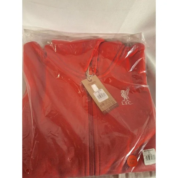 Liverpool FC Kids Red Zip Through Hoodie JNR Size 9-10 Years A23UN10 New