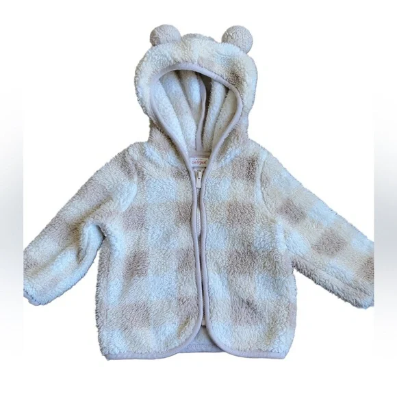 Cat & Jack Toddler Boy’s Fleece Hoddie Jacket Size 12 M