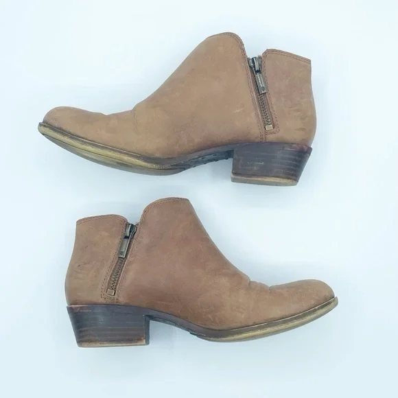 Lucky Brand Burklee booties leather ankle boots