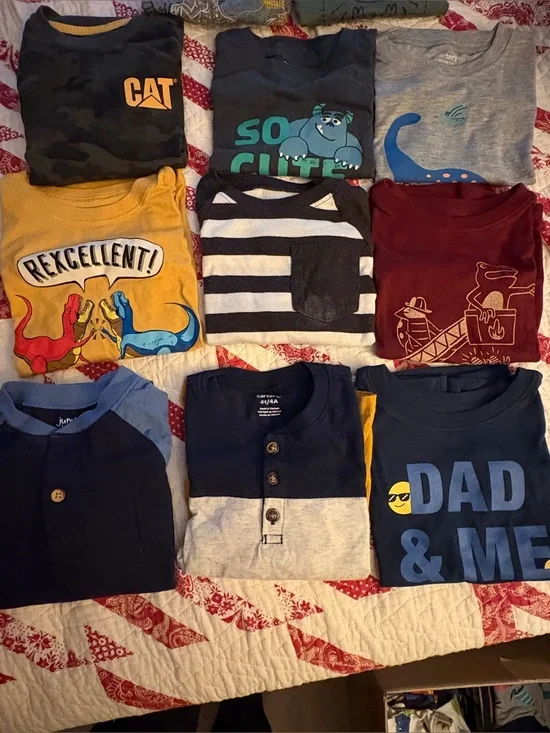 Lot of 11 Long Sleeved Boys’ 4T Tops