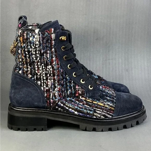 KURT GEIGER LONDON Women's Kensington Lace Up Combat Boots  size 36 (5.5)