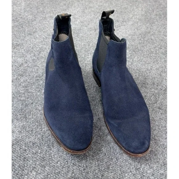 Dubarry Monaghan Womens Suede Ankle Boot Navy Blue Gore Tex Size 40 (US 9.5)