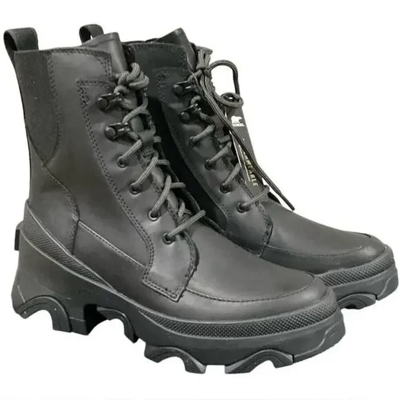Sorel Women’s Lace-Up Boots Black Size 6.5 NIB