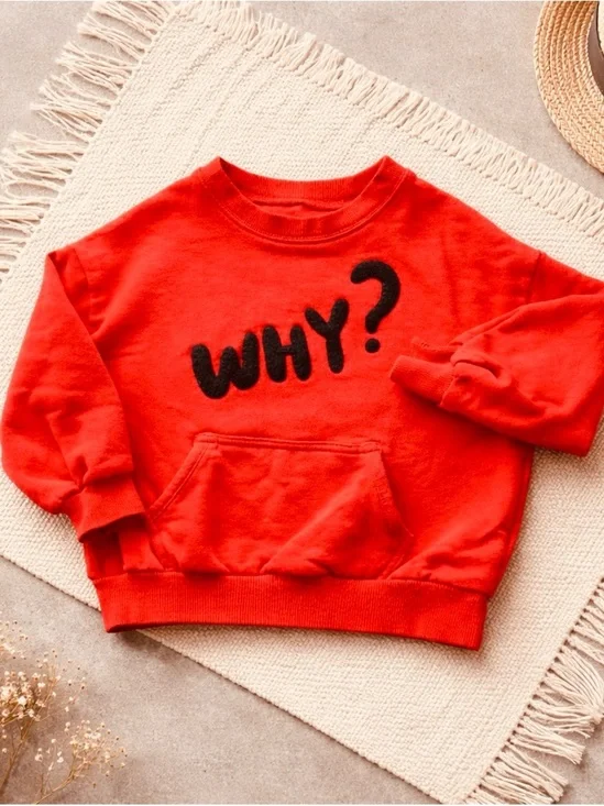 Toddler Orange Sweater