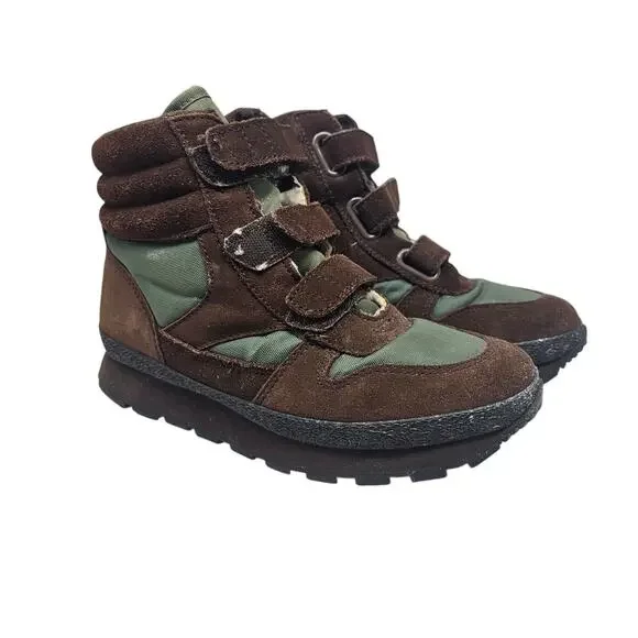 Vintage 90s L.L. Bean 7 High Top G2 Thinsulate Hiking Boot Brown Green Gorpcore