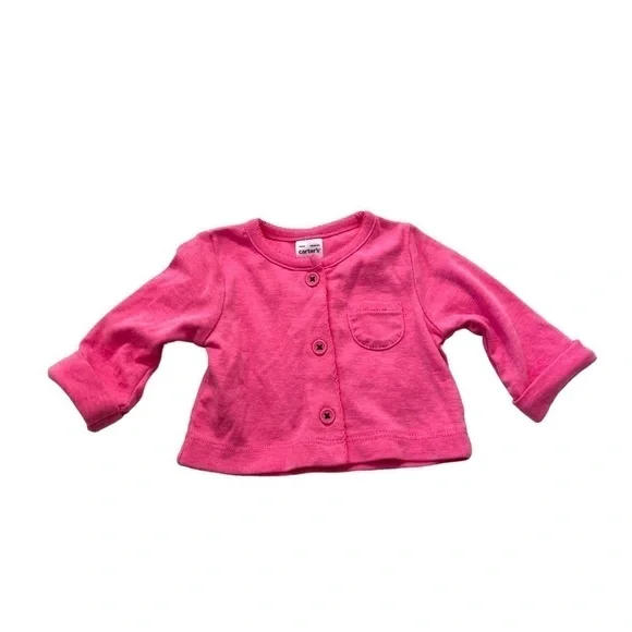 Carter's Layering Cardigan Pink