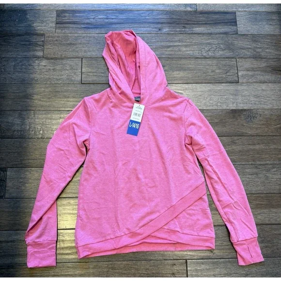 New Eddie Bauer Kids Pink Hoodie Girls Size‎ Large 14-16