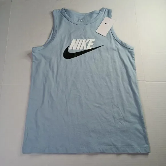 Nike Light Blue‎ Sleeveless Tank Top Kids XL Extra Large NWT