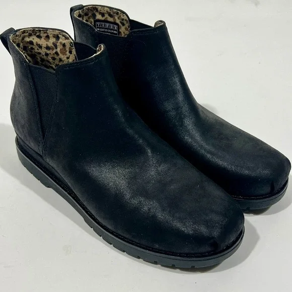 Skechers BOBS Chill Wedge Cruising‎ Altitude Boot Black Women's Size 7