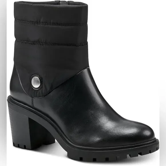 Alfani Belcalise lug sole puffer boots black - 10.5