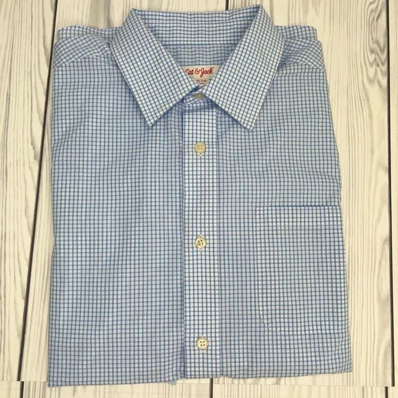 Boys' Long Sleeve Button-Down Shirt - Cat & Jack