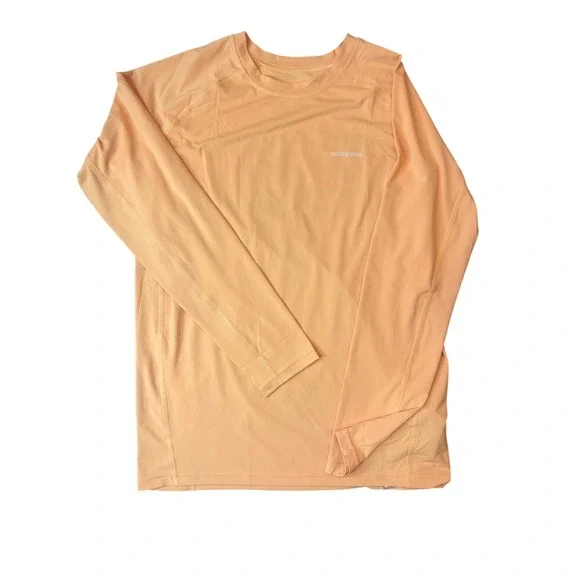 Patagonia Kids Capilene Silkweight LS Rashguard Heirloom Peach XL 14 66317 NEW
