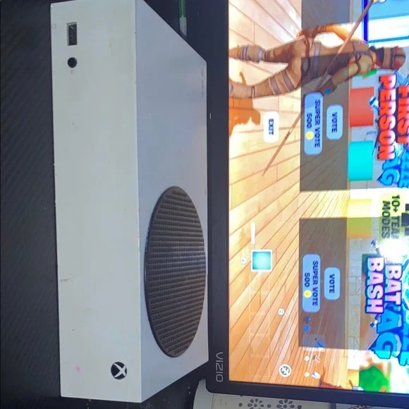 White and Black Digital Series S Console