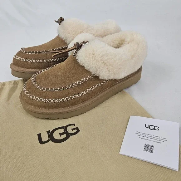 UGG Women's Alpine Boots Classic Ultra Mini Chestnut Size 6 w/Bag New