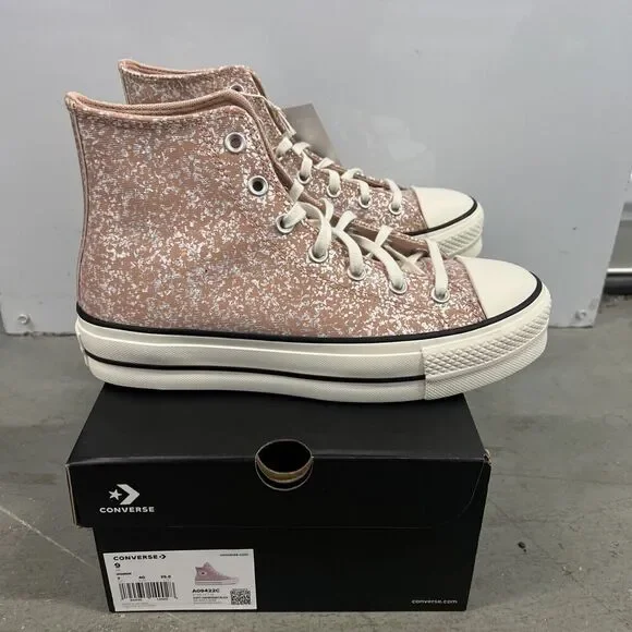 Converse Women’s Size 9 Dusty‎ Cinder Egret Black A09422C
