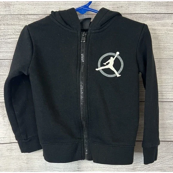 Nike Jordan Flight Hoodie Toddler Boys -‎ Black Size 2T