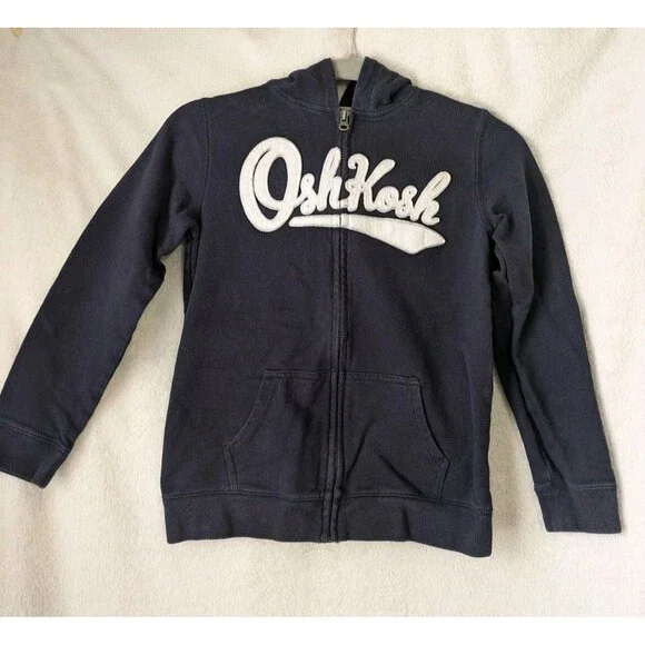 Youth Boy's OshKosh Zip Up Hoodie - Size 12