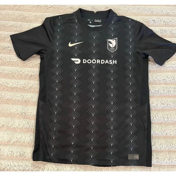 Nike Angel City FC 2024 Away Jersey – Youth XL (Fits Men’s XS) – Black – GUC