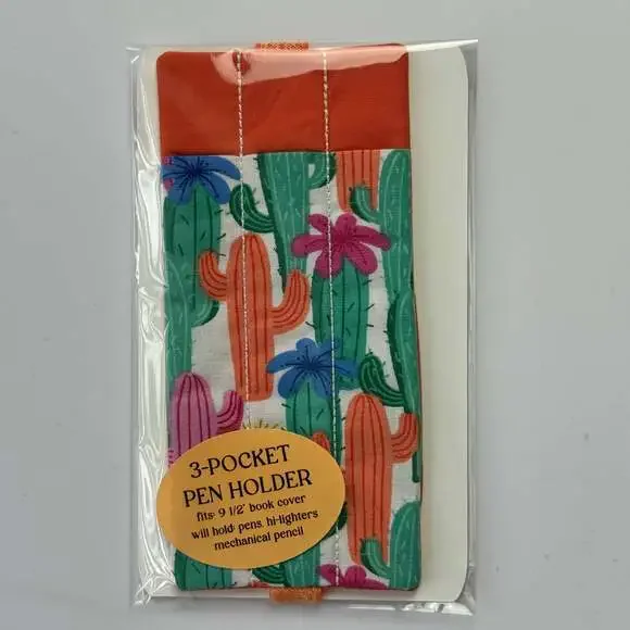 Journaling Fabric Elastic Pen Holder and Bookmark for Notebooks