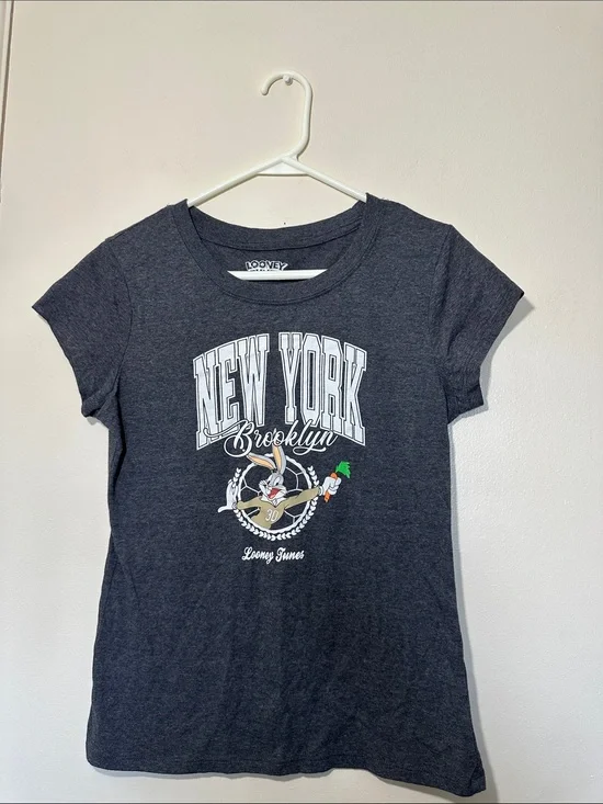 Warner Bros. Looney Tunes Charcoal Graphic Tank Top