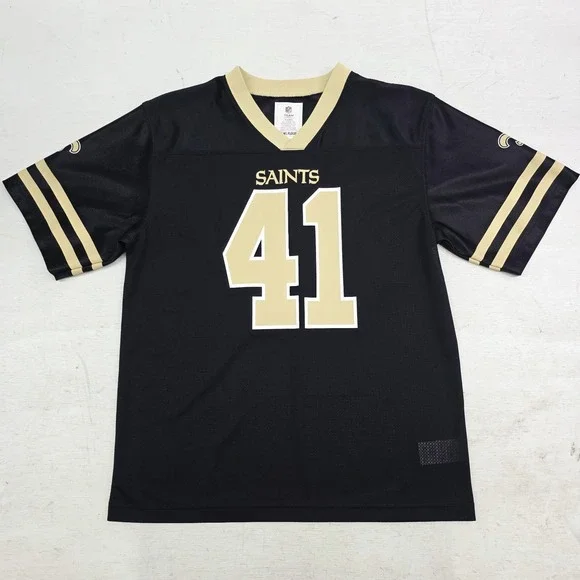 New Orleans Saints Alvin Kamara NFL Team Apparel Jersey Black Youth‎ Boys 2XL 18